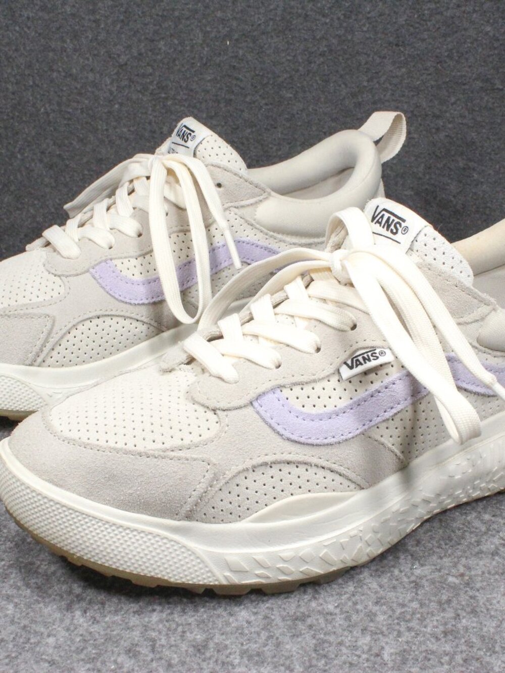 Vans MTE UltraRange Neo VR3 Perf Suede White Purple Womens Size 9.5 Mens 8